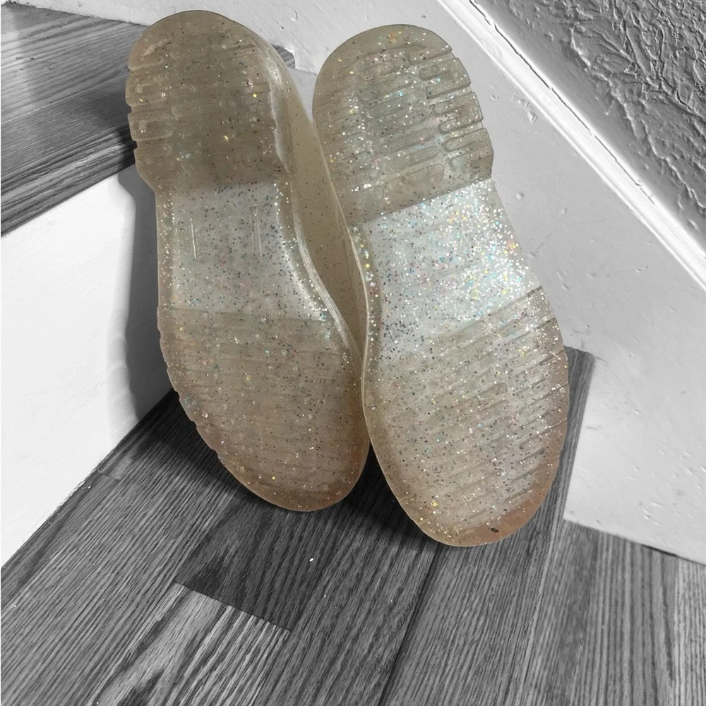 Urban Outfitters Glittery Transparent Boots